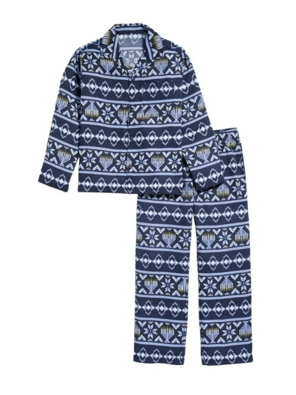 NEW Old Navy Men’s Hanukkah Flannel Pajama Set - Size L